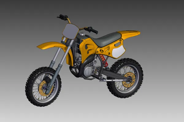 Showing technology directly from CAD: Motorcycle